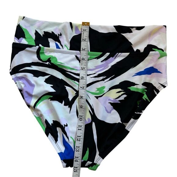 Dick's Sporting Goods Women's Rush Floral V High Waist Swim Bottoms Large NWT - Picture 5 of 10
